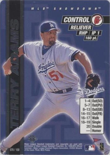 2000 MLB Showdown Pennant Run - Terry Adams #070