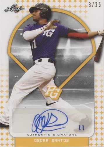 2018 Leaf Perfect Game National Showcase - Oscar Santos #BA-OS1