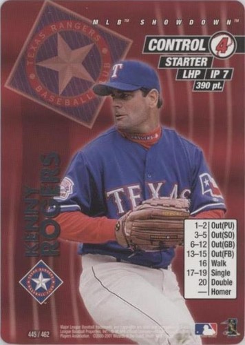2001 MLB Showdown - Kenny Rogers #445