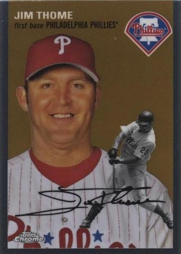 2023 Topps Chrome Platinum Anniversary - Jim Thome #486