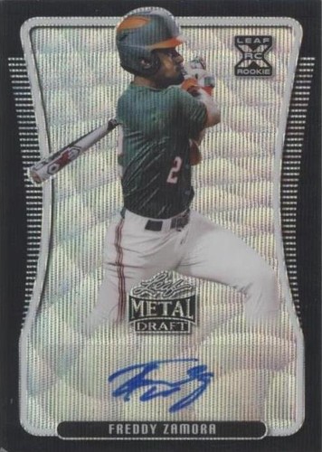2020 Leaf Metal Draft - Freddy Zamora #BA-FZ1