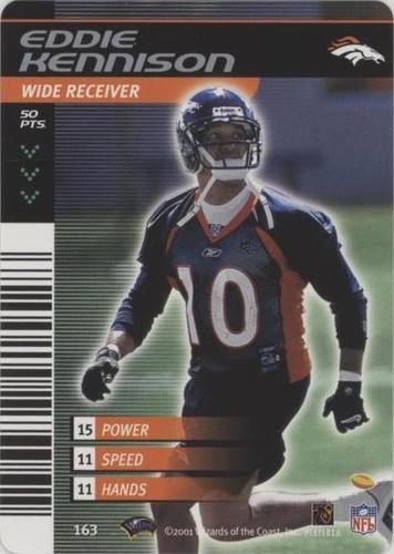 2001-02 NFL Showdown 1st & Goal Eddie Kennison #163