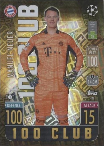 2021-22 Topps Match Attax UCL Manuel Neuer #449