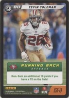 2019 Panini NFL Five TCG Tevin Coleman #S55-19