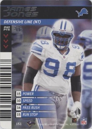 2001-02 NFL Showdown 1st Edition James Jones #151