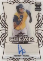 2021 Leaf Trinity - Hedbert Perez #CA-HP1