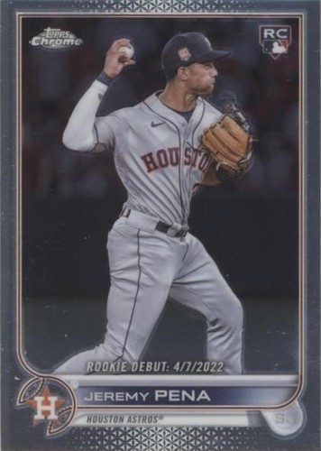 Jeremy Pena 2022 Topps Chrome Update #USC136 RC Rookie MLB