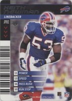 2001-02 NFL Showdown 1st Edition Keith Newman #054