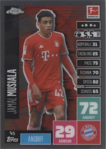 JAMAL MUSIALA TOP XIカード Jamal Musiala 2024-25 Topps UCC