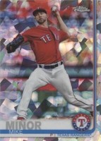 2019 Topps Chrome Sapphire Edition - Mike Minor #278
