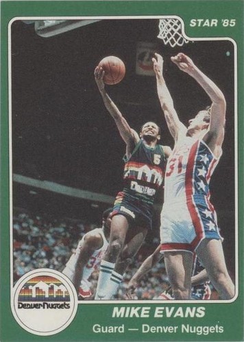1984-85 Star - Mike Evans #140