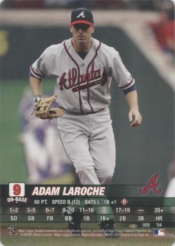 2004 MLB Showdown Pennant Run - Adam LaRoche #009