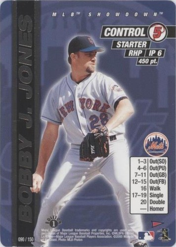 2000 MLB Showdown Pennant Run - Bobby Jones #090