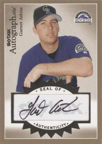 2004 Skybox Autographics - Garrett Atkins #A-GA