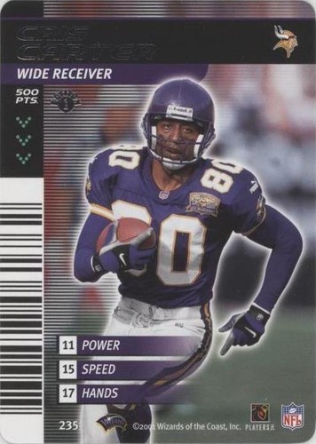 2001-02 NFL Showdown 1st Edition Cris Carter #235