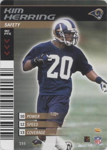 2001-02 NFL Showdown 1st & Goal Kim Herring #155