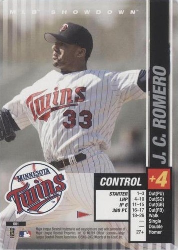 2002 MLB Showdown Pennant Run - J.C. Romero #001