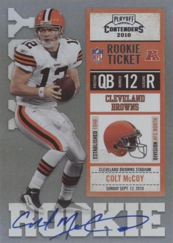 2010 Playoff Contenders Colt McCoy #207