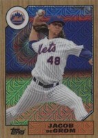 2017 Topps Silver Pack 1987 Design Chrome - Jacob deGrom #87-JDG