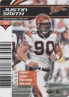 2002-03 NFL Showdown Justin Smith #074