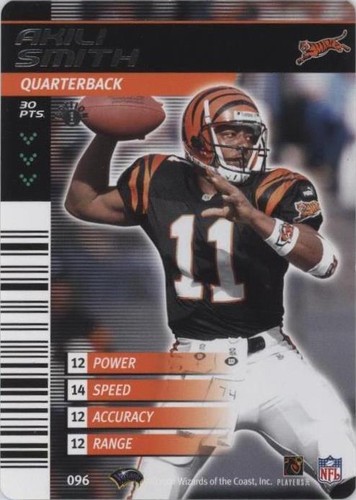 2001-02 NFL Showdown 1st Edition Akili Smith #096