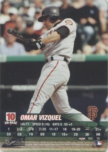 2005 MLB Showdown Trading Deadline - Omar Vizquel #050