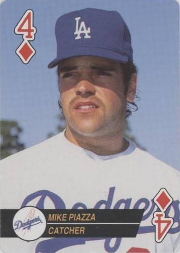 1994 Bicycle Baseball Aces Playing Cards - Mike Piazza #4D