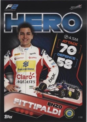 2022 Topps F1 Turbo Attax - Enzo Fittipaldi #118