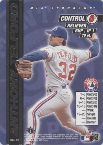 2000 MLB Showdown Pennant Run - Anthony Telford #086