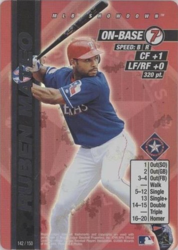 2000 MLB Showdown Pennant Run - Ruben Mateo #142