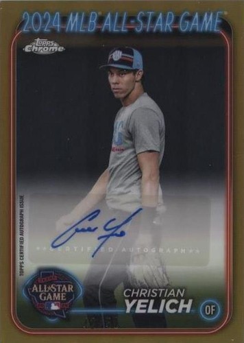 2024 Topps Chrome Update Series - Christian Yelich #ASGCA-CY