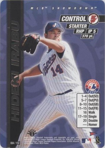 2000 MLB Showdown Pennant Run - Hideki Irabu #084