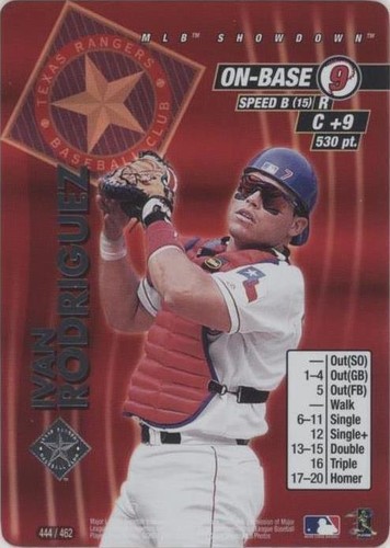 2001 MLB Showdown - Ivan Rodriguez #444