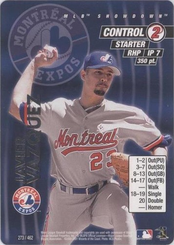 2001 MLB Showdown - Javier Vazquez #273