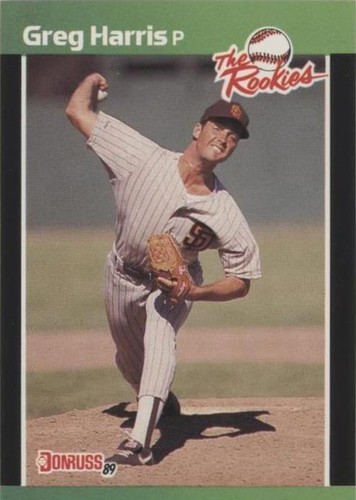 1989 Donruss The Rookies - Greg Harris #46