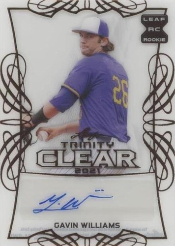 2021 Leaf Trinity - Gavin Williams #CA-GW1