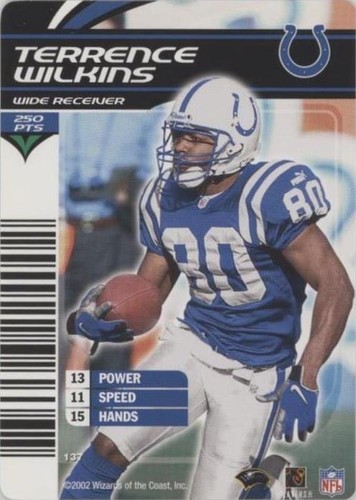 2002-03 NFL Showdown Terrence Wilkins #137