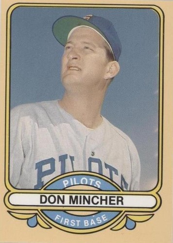 1982 Renata Galasso 1969 Seattle Pilots - DON Mincher #10