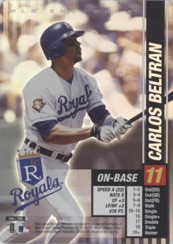 2002 MLB Showdown - Carlos Beltran #156