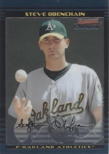2002 Bowman Chrome Draft Picks & Prospects - Steve Obenchain #BDP37