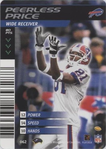 2001-02 NFL Showdown 1st & Goal Peerless Price #062