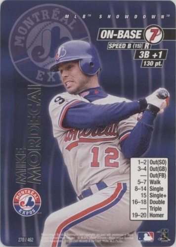 2001 MLB Showdown - Mike Mordecai #270