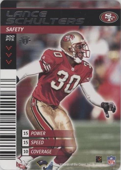 2001-02 NFL Showdown 1st Edition Lance Schulters #379