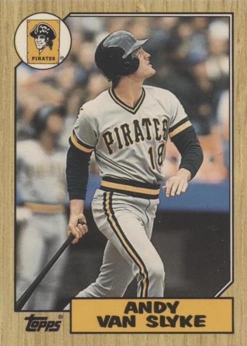 1987 Topps negociado - Andy Van Slyke #124T