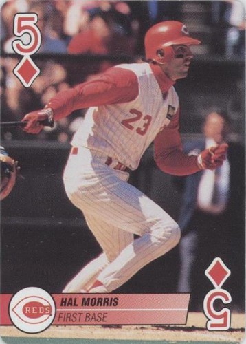 1995 Bicycle Baseball Aces Playing Cards - Hal Morris #5D