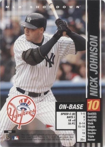 2002 MLB Showdown Pennant Run - Nick Johnson #060