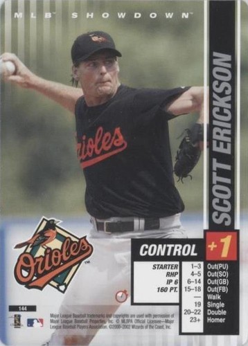 2002 MLB Showdown Trading Deadline - Scott Erickson #144