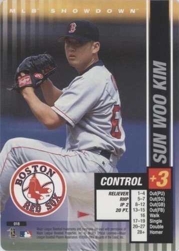 2002 MLB Showdown Pennant Run - Sun-Woo Kim #018