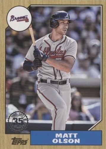 2022 Topps Update Series - Matt Olson #87TBU-6