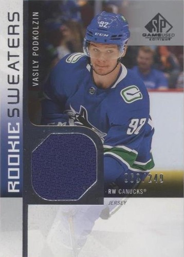 2021-22 Upper Deck SP Game Used - Vasily Podkolzin #RS-VP